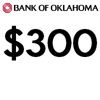 [OK, AR, AZ, CO, KS, NM, TX & MO] Bank of Oklahoma $300 In Branch College Checking Bonus, Direct Deposit Not Required